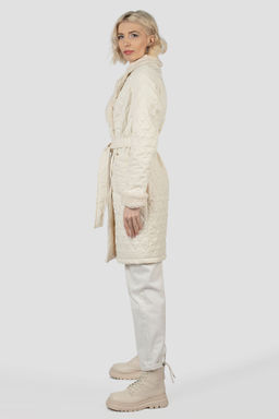 Пальто женское демисезонное (пояс) - El podio фото 3