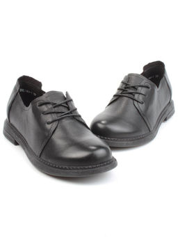 03-DHL140-1 BLACK Полуботинки женские (натуральная кожа)