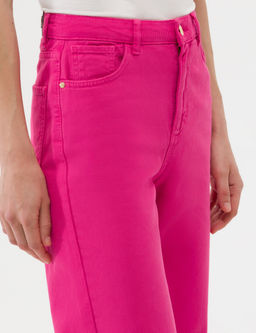 Fu_ya High Waist Flare Fit Jean Pantolon