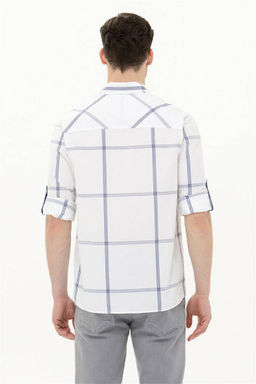 Мужская белая рубашка с длинным рукавом - U.s. polo assn фото 12