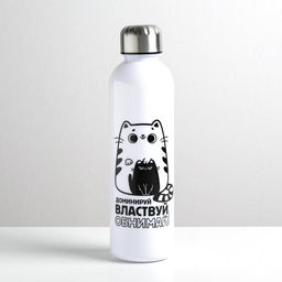 Бутылка для воды пластиковая Обнимай и властвуй, 700 мл