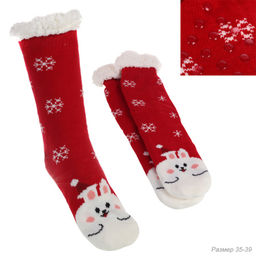 Носки женские р. 35-39 Кролик / YMW-8 /уп 1/