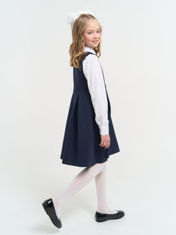 Сарафан приталенный Синий 7+ - Bungly фото 10