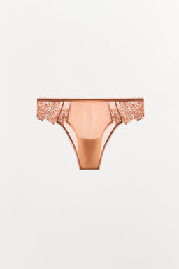 BRAGUITA MESH ENCAJE / Teja - Zara фото 6
