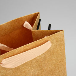 Пакет подарочный под бутылку, упаковка, «Крафтовый», 13 x 35 x 10 см