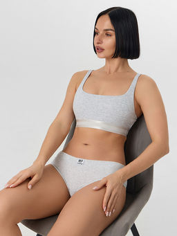 Цена за 2 штуки! Трусы слипы женские серые - Mark formelle фото 7