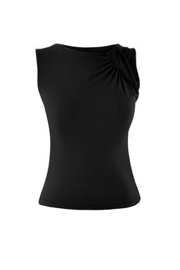 Yag Yesili Fitted/Vucuda Oturan Kolsuz Buzgulu Esnek Orme Bluz TWOSS26BZ00199 - Trendyolmilla фото 11