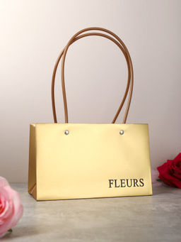 Пакет для цветов 22х10,5х13,5 см / CN-783 /уп 10/400/золото /2 СОРТ/ - Галеонтрейд фото 2