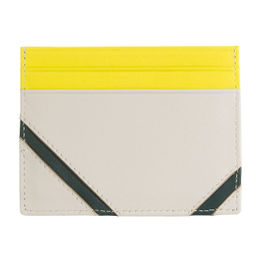 Итальянский кожаный кардхолдер DuDu серии Svalbard | жемчужный серый