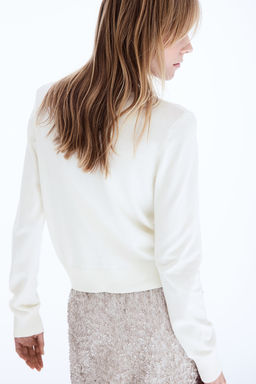Cardigan en punto fino - H&m фото 19