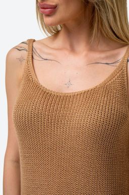 Женский вязаный топ на бретелях Happy Fox  фото 33