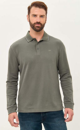 Поло д/р F421-07-702 olive - Fine joyce фото 8