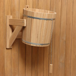 Обливное устройство для бани, 15 л, липа, с переливным устройством