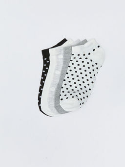 Puantiyeli K?z ?ocuk Patik ?orap 5li