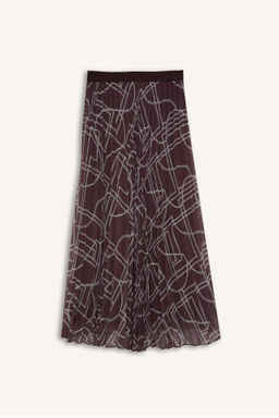 Pilise Bask?l? Sifon Maxi Etek - Defacto фото 6