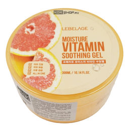 Увлажняющий и успокаивающий гель с витамином С (Moisture Vitamin Soothing Gel) Lebelage, Корея, 300 мл Акция