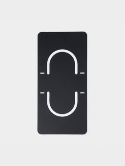 Салфетница складная Доляна Фавела, 10?12 см, чёрная