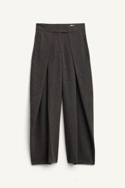 LIMITED EDITION VOLUME TROUSERS WITH PLEATS AND WOOL - Zara фото 6