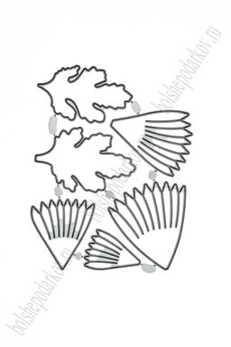 Форма для вырубки "Листики" 10*8 см (SF-7793) №55