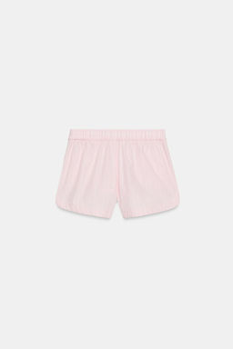 SHORTS POPEL?N RAYAS / Rosa / Blanco - Zara фото 6