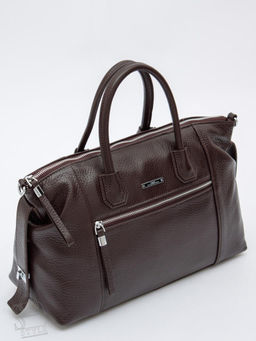 Сумка женская кожаная 1061C coffee Polina&Eiterou