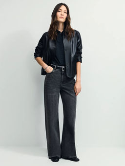 Джинсы wide leg с высокой посадкой / Zarina