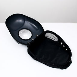 Рюкзак для переноски животных Пингвин, с окном для обзора, 32 х 25 х 42 см - Пижон фото 6