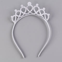 Карнавальный костюм «Снежинка»: ободок, платье голубое, рост 104-110 см