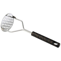 Картофелемялка Mallony Marble из нержавеющей стали с ручкой из полипропилена, 24,5*8.2 см арт.107866  фото 2