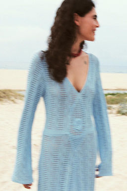 POINTELLE KNIT DRESS - Zara фото 5