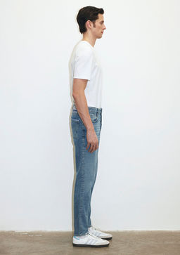 Milan Premium Blue Puslu Ac?k Mavi Jean Pantolon  фото 6