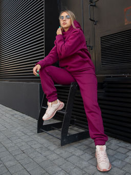 Женский Спортивный костюм БД040 сиреневый от Спортсоло - Sportsolo фото 18