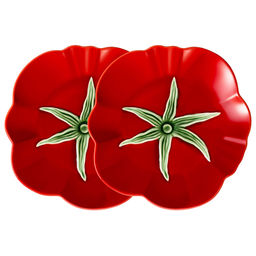 НАБОР ТАРЕЛОК ОБЕДЕННЫХ LEFARD TOMATO 26,5Х26 СМ/2 ШТ