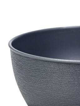 Цена за 3 шт. Горшок для цветов «Фиалочка», 800 мл, d=14 см, h=8 см, пластиковый, серый