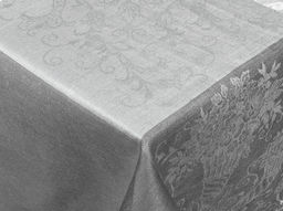 0с34 ЯК Скатерть 178*178 "Волшебница" цв. серый/черный