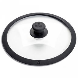 Крышка стеклянная д28см, жаропрочное стекло, силиконовый обод, силиконовая ручка, пароотвод, TalleR (Китай)