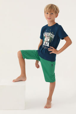 Erkek _ocuk _ndigo Pijama Tak_m_ Sepette S_rpriz _ndirim - U.s. polo assn фото 3