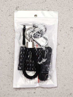 Подарочный набор Настоящий мужчина, гель для душа, обложка для паспорта, брелок, Чистое счастье