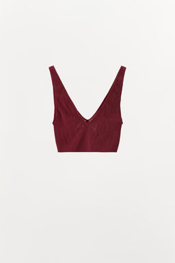 SEAMLESS LACE BRALETTE WITH WIDE STRAPS - Zara фото 6
