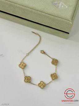 Браслет с клевером медицинская сталь