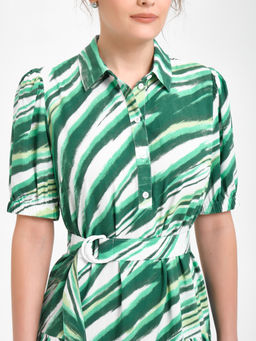 Платье ярусное из вискозы - Marchello marchellini фото 6