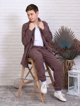 Рубашка  для мальчика девочки вельвет Образ Ладошки  фото 2