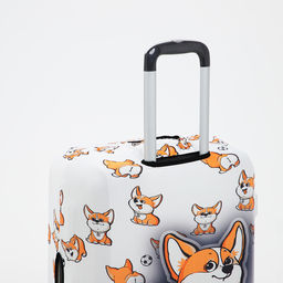 Чехол для чемодана 24, цвет белый - Simaland фото 4