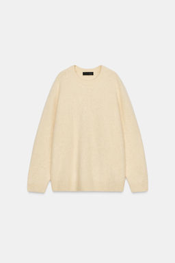 BRUSHED EFFECT WOOL AND CASHMERE SWEATER - Zara фото 2