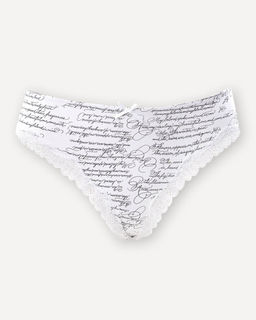 Хлопковые трусы-шорты с принтом - Deseo фото 2