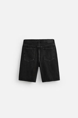 STRAIGHT-LEG DENIM BERMUDA SHORTS - Zara фото 28