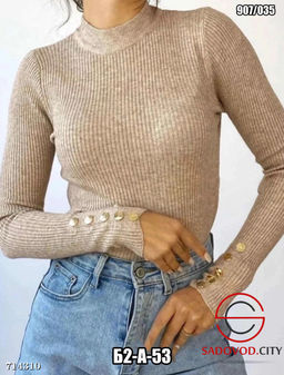 Женская однотонная кофта - Bruno фото 2