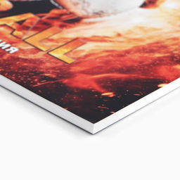 Цена за 2 шт. Альбом для рисования 40 листов на пружине А4 «Огненный мяч»