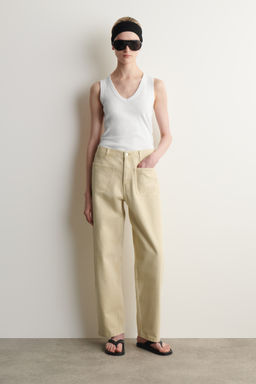 VAQUEROS STRAIGHT LEG CON BOLSILLOS DE PARCHE - H&m фото 3