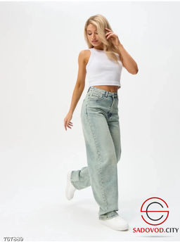 Джинсы багги стрейч женские - Bruno фото 5